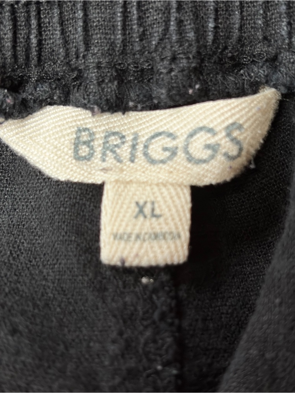 Briggs women’s linen blend black pants - Picture 5 of 6